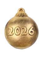 Шоколадная фигурка «Новогодний шар 2026», кондитерская глазурь, 95 г - фото 119392857