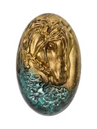 Шоколадная фигурка «Лошадь в цветах», кондитерская глазурь, 65 г - фото 119392865