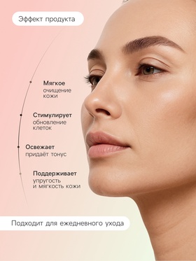 Гель для умывания лица обновляющий NATURE ME с гидролатом граната, 150 мл