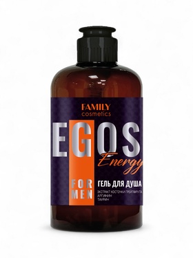 Гель для душа мужской EGOS for men Energy, 470 мл