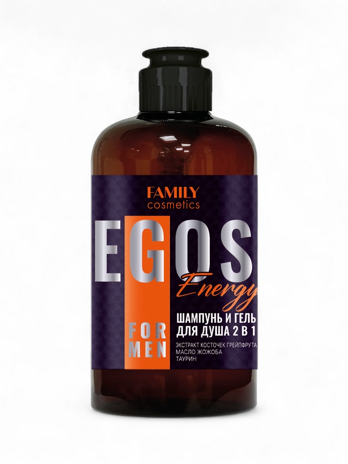 Шампунь и гель для душа мужской Energy, 470 мл - Фото 1