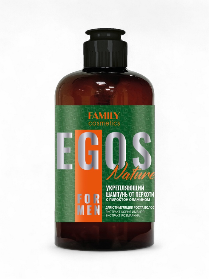Шампунь для волос мужской от перхоти Nature укрепляющий, 470 мл - Фото 1