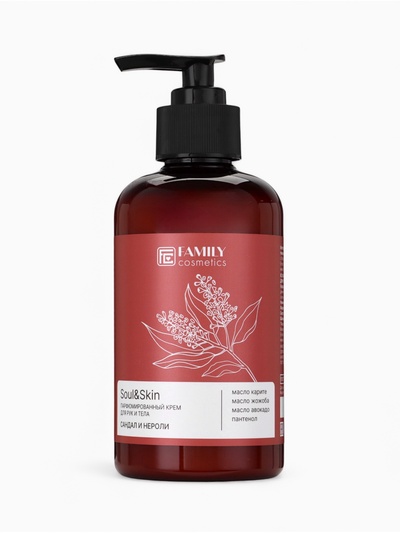 Крем для рук и тела парфюмированный Soul&Skin сандал и нероли, 285 мл