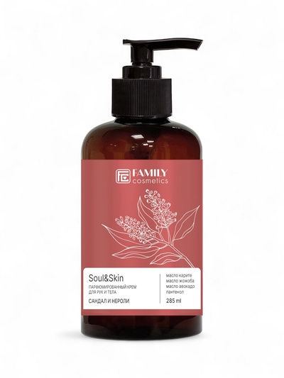 Крем для рук и тела парфюмированный Soul&Skin сандал и нероли, 285 мл