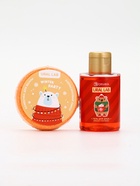 Подарочный набор новогодний в тубусе «Снеговичок», бомбочка, гель, мочалка, URAL LAB - фото 119424006