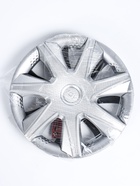 УЦЕНКА Колпаки колесные R16 "ДЖОЙ ", серебристый карбон, набор 4 шт - Фото 3