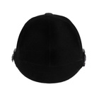 УЦЕНКА Шлем для верховой езды, бархат, одноразмерный, бархатный, черный - Фото 3