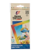 УЦЕНКА Карандаши 12цв Луч "Школа Творчества" трехгранные - Фото 4
