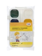 УЦЕНКА Акварель 8цв пластик Гамма "Юный художник", без кисти (212069) - Фото 7