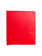 УЦЕНКА Папка-регистратор А4 75 мм красная, мет.уголок, карман, собран - Фото 3
