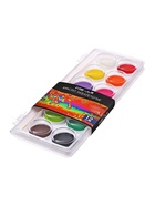 УЦЕНКА Краски акварельные 12 цв, круглые кюветы 28 мм, с кистью, пластиковый пенал, TOP CALLIGRATA 1 - Фото 3
