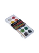 УЦЕНКА Краски акварельные 12 цв, круглые кюветы 28 мм, с кистью, пластиковый пенал, TOP CALLIGRATA 1 - Фото 4