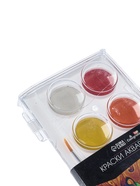 УЦЕНКА Краски акварельные 12 цв, круглые кюветы 28 мм, с кистью, пластиковый пенал, TOP CALLIGRATA 1 - Фото 5