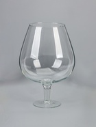 УЦЕНКА Ваза "Натали-2" бренди на средней ножке 31×20 см, d=13 см 5 л 1628 прозрачная 10957982