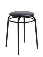 УЦЕНКА Табурет «Кольцо» Черный/черный - Фото 1