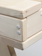 УЦЕНКА Лавка деревянная складная из липы, 120×44×43 см, для бани и дачи, нагрузка до 200 кг 9909 - Фото 14