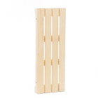 УЦЕНКА Лавка деревянная складная из липы, 120×44×43 см, для бани и дачи, нагрузка до 200 кг 9909 - Фото 5