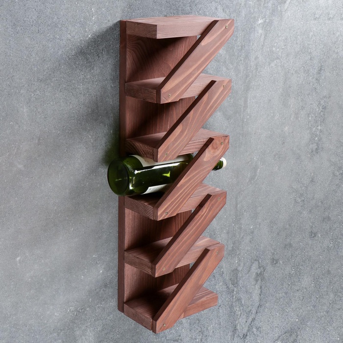 УЦЕНКА Винная полка 1 Темная - Фото 1