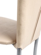 УЦЕНКА Стул "Кафе-2", Серебристый металлик/Молочная рептилия - Фото 25