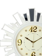 УЦЕНКА Часы настенные, серия: Интерьер, «Лучики Солнца», плавный ход, с зеркалом, d=53 см, белые 310 - фото 14979523