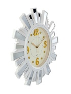 УЦЕНКА Часы настенные интерьерные «Лучики Солнца», бесшумные, плавный ход, с зеркалом, d=53 см, от батарейки 1×АА - Фото 5