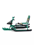 УЦЕНКА Снегокат Snowpatrol, со спинкой, зелёный, СНД2/SP3 Nika Kids - Фото 8