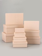 Набор подарочных коробок 10 в 1, молочный, 30×19×12 - 12×6.5×4 см - фото 60873082