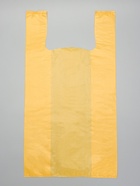 Пакет-майка ПНД жёлтая 30+16х55/20 мкм (комплект 100 шт) - фото 61613279