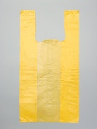 Пакет-майка ПНД жёлтая 24+14х50/10 мкм (комплект 100 шт) - фото 61613283