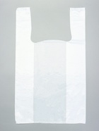 Пакет - майка ПНД, белая, 28+14×48/12 мкм (100 шт) - фото 809341914