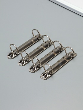 Зажим кольцевой металл два кольца диаметр кольца 3 см 12,3 см набор 4 шт