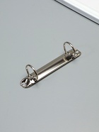 Зажим кольцевой на два кольца, диаметр кольца 3 см, 12.3 см, металл, набор 4 шт. - Фото 2