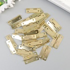 Петля для шкатулки, ключницы с закругленными углами, набор 30 шт., металл, 1.6×3 см - Фото 1