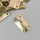 Петля для шкатулки, ключницы с закругленными углами, набор 30 шт., металл, 1.6×3 см - фото 60873179