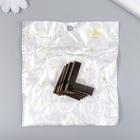 Уголок (накладка) для шкатулки, ключницы, металл, набор 10 шт., 3×3×3 см - Фото 4