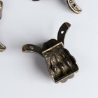 Уголок (ножка) для шкатулки, ключницы «Лапа», набор 4 шт., 4.3×3.4 см - фото 60873195