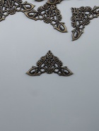 Уголок декоративный для шкатулки, ключницы «Королевский», набор 10 шт., 3.5×3.5 см - Фото 2