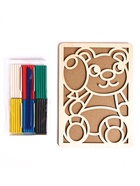 УЦЕНКА Заготовки для творчества «Веселая лепка »Мишка«, 35593 - Фото 3