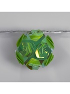 УЦЕНКА Гирлянда «Нить» 4.5 м с насадками «Цветочные шары», IP20, прозрачная нить, 15 LED, свечение зелёное, 220 В - Фото 7