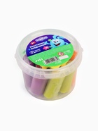 Воздушный пластилин,12 цветов, 30 г, в ведерке, Смешарики - Фото 1