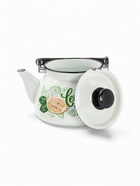 УЦЕНКА Чайник эмалированный «Лимонный сет», 3 л, металлическая ручка, белый - Фото 5