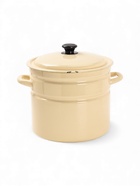 УЦЕНКА Кастрюля эмалированная, 10 л, d=26.5 см, с крышкой, цилиндрическая, слоновая, кости - Фото 4