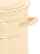 УЦЕНКА Кастрюля эмалированная, 10 л, d=26.5 см, с крышкой, цилиндрическая, слоновая, кости - Фото 8