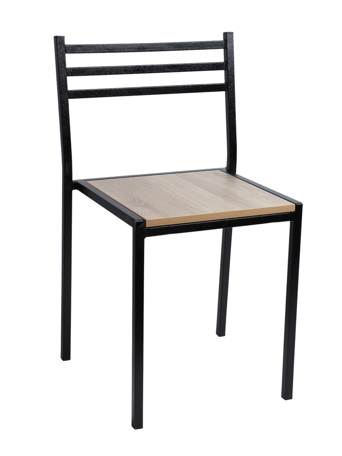 УЦЕНКА Стул «Аликанте», 445×430×780 мм, ЛДСП, цвет чёрный / дуб сонома - Фото 1