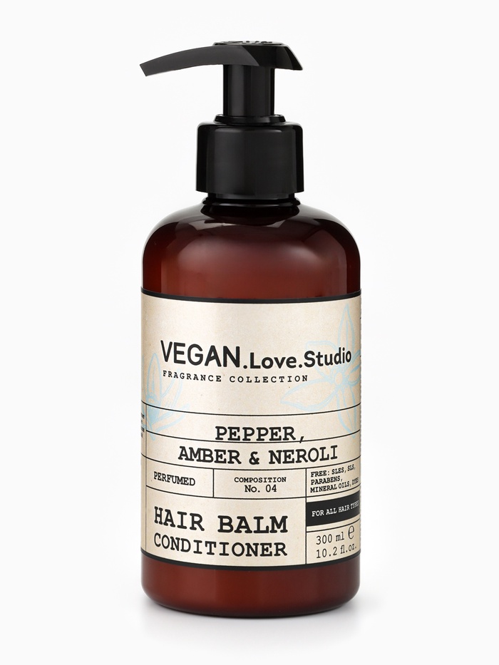 Бальзам-кондиционер для волос парфюмированный VEGAN.Love.Studio «Перец, Амбра, Нероли», 300 мл - Фото 1