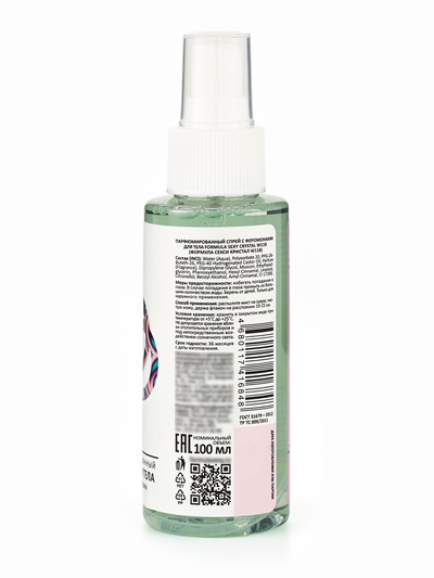 Мист парфюмированный спрей с феромонами для тела Formula Sexy Crystal W118, 100 мл (по мотивам Bright Crystal (Versace)