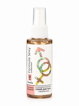 Мист парфюмированный спрей с феромонами для тела Formula Sexy Vanilla U109, 100 мл (по мотивам Vanilla Blend Zielinski & Rozen)