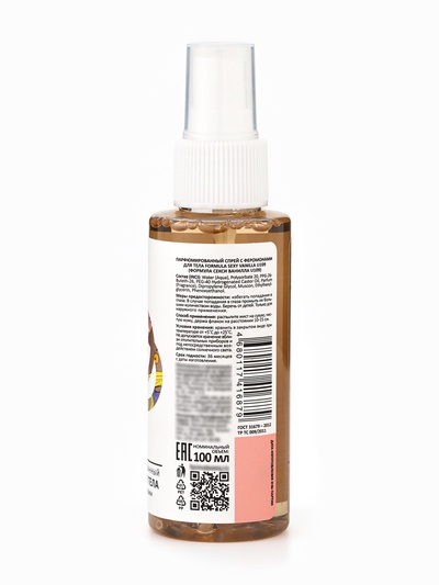 Мист парфюмированный спрей с феромонами для тела Formula Sexy Vanilla U109, 100 мл (по мотивам Vanilla Blend Zielinski & Rozen)
