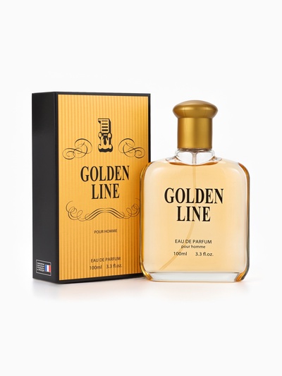 Парфюмерная вода мужская Golden Line, 100 мл (по мотивам 1 Million (P.Rabanne)