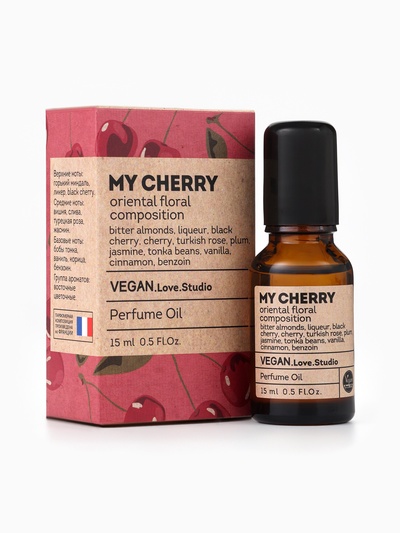 Парфюмерное масло женское VEGAN.Love.Studio My Cherry, 15 мл (по мотивам Lost Cherry (Tom Ford)